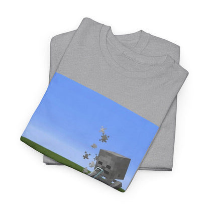 Minecraft Skeleton Taking A Hit Tee