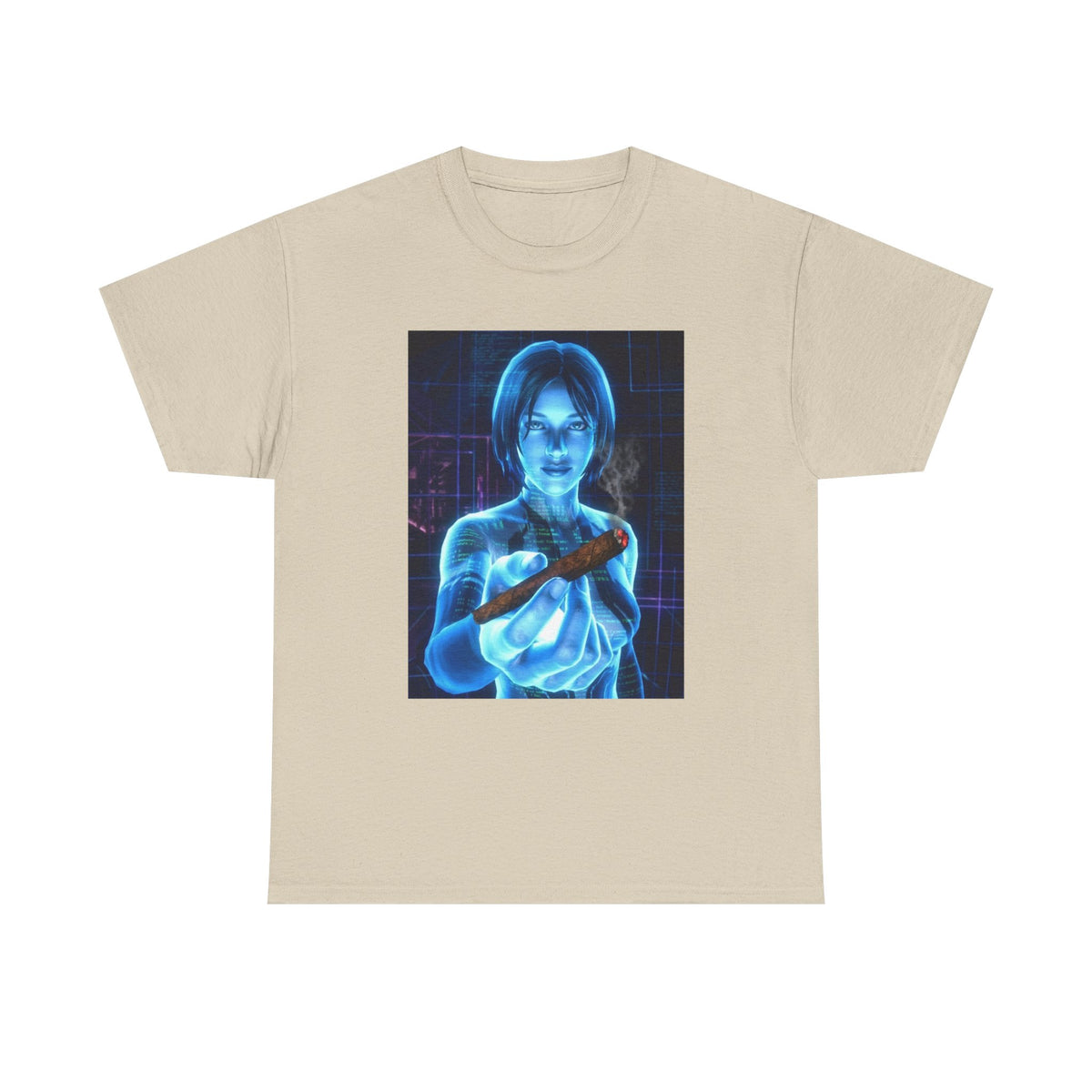 Holographic AI Offering You A Blunt Tee