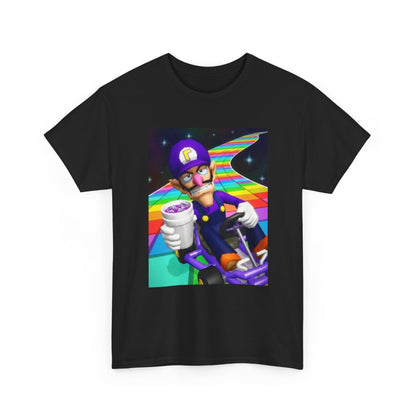 Waluigi Karting With Purple Drank Tee