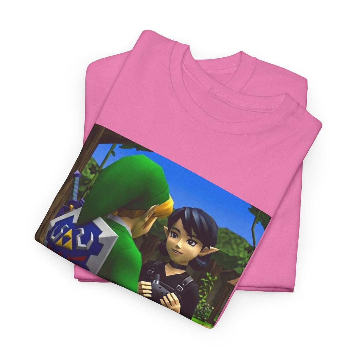 Link And Ocarina Girl Meeting