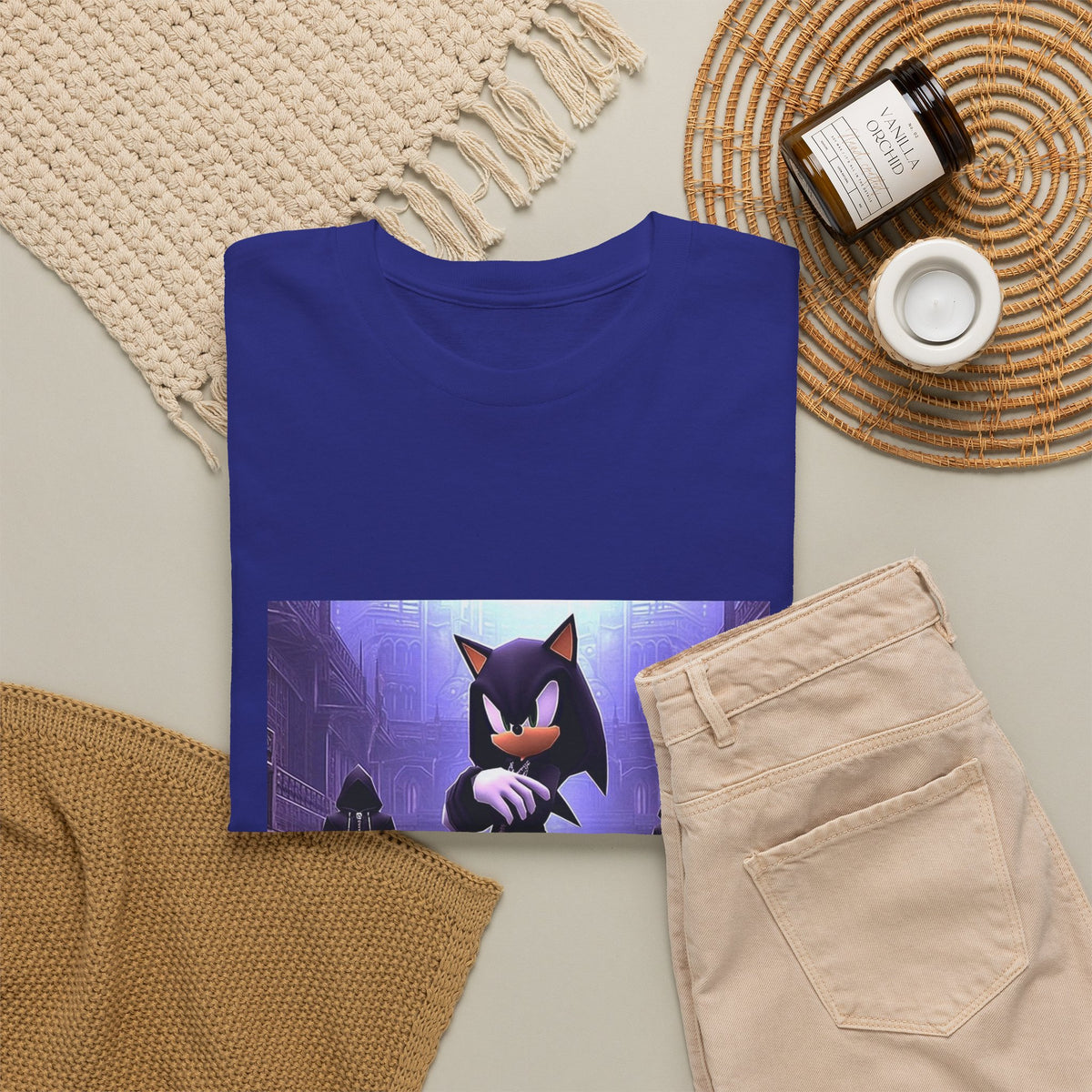 Dripped Abstract Design Tee