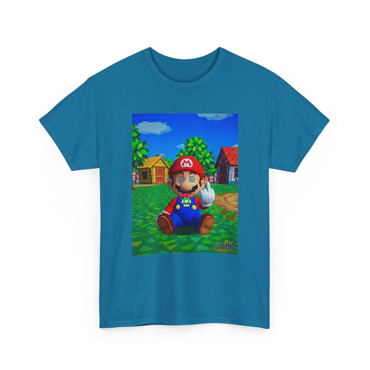 Mushroom-Tripping Mario Flips The Bird Tee