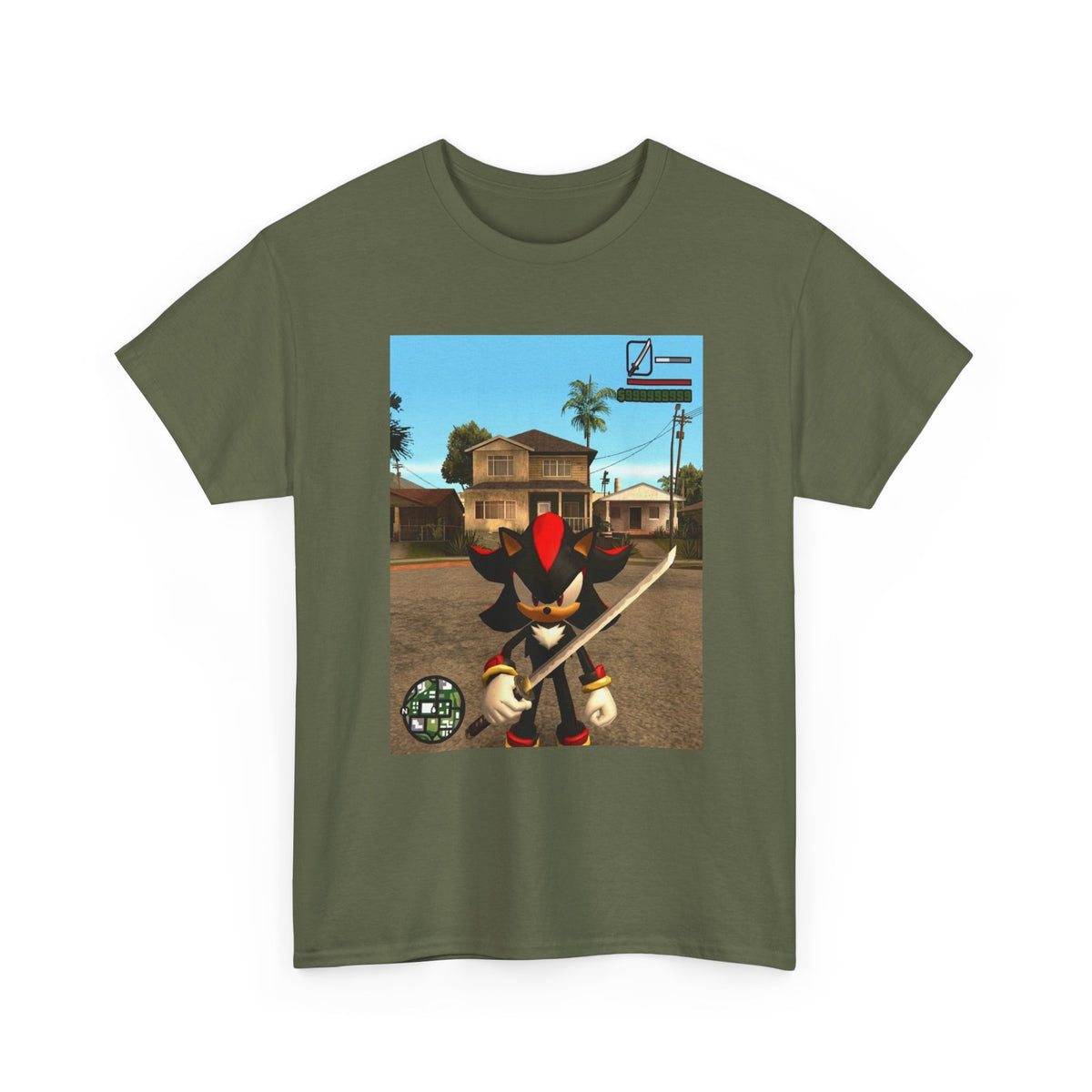 Shadow The Hedgehog Wielding Katana In San Andreas