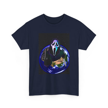Ghostface Flipping Off The Earth Tee