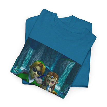 Link And Zelda Sharing A Smoke Tee