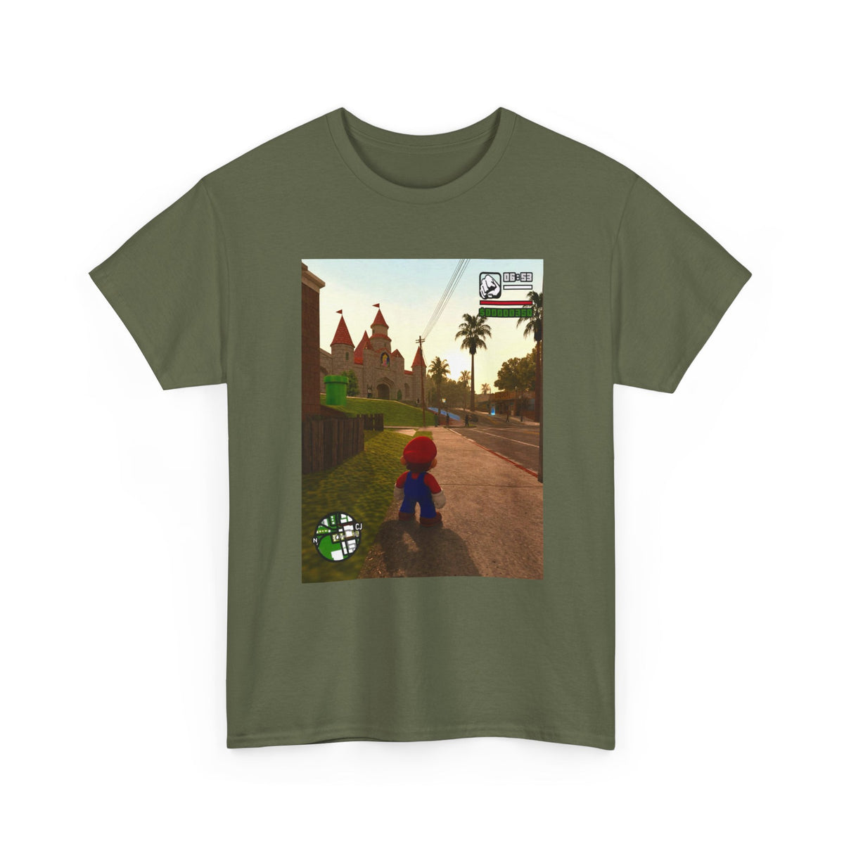 Mario In San Andreas Tee (Design 6)