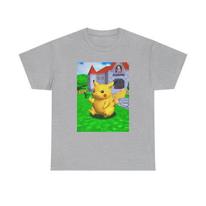 Pikachu Flipping The Bird At Peach's Castle