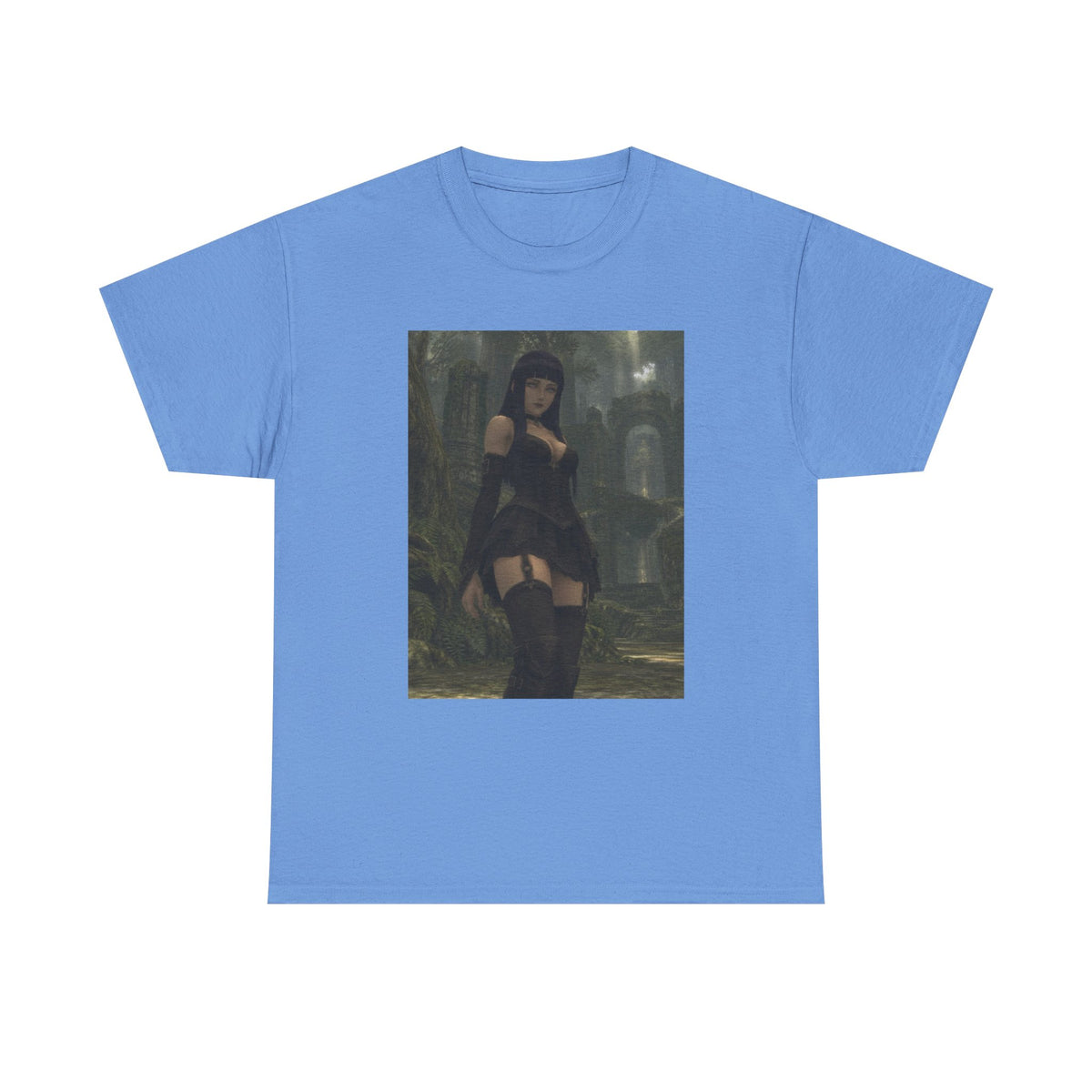 Gothic Byakugan Hinata In Ruined Forest