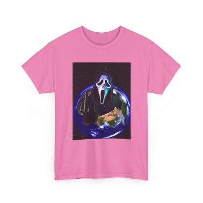Ghostface Flipping Off The Earth Tee