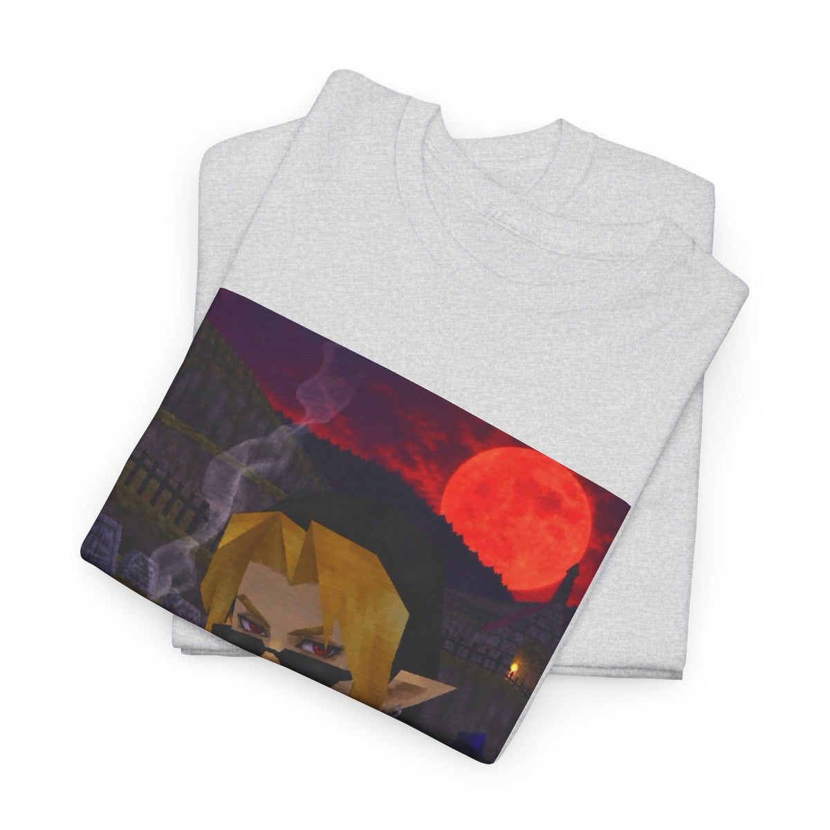 Mystic Green Canvas Graphic Tee