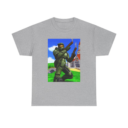 Master Chief Blazing In Mushroom Kingdom
