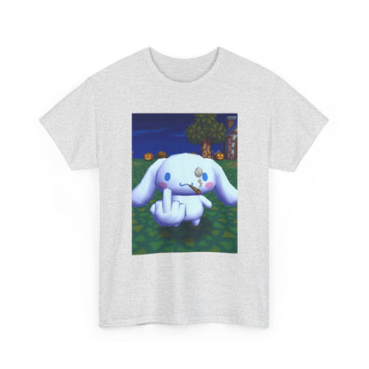 Cinnamoroll Smoking Blunt Flipping Bird Tee