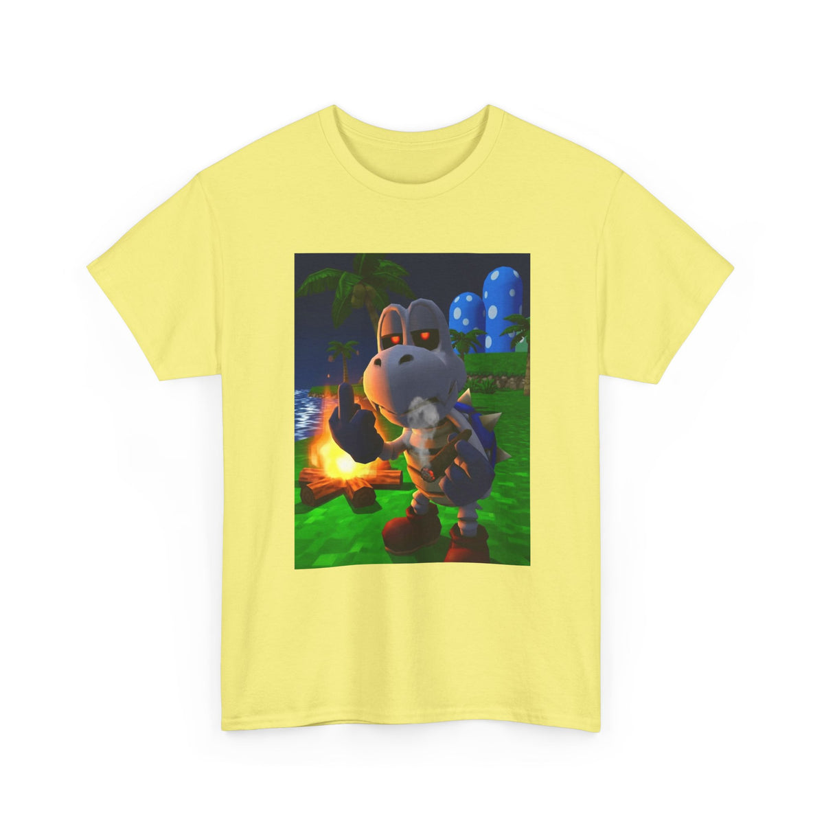 Dry Bones Giving The Finger Smoking Cigar Tee