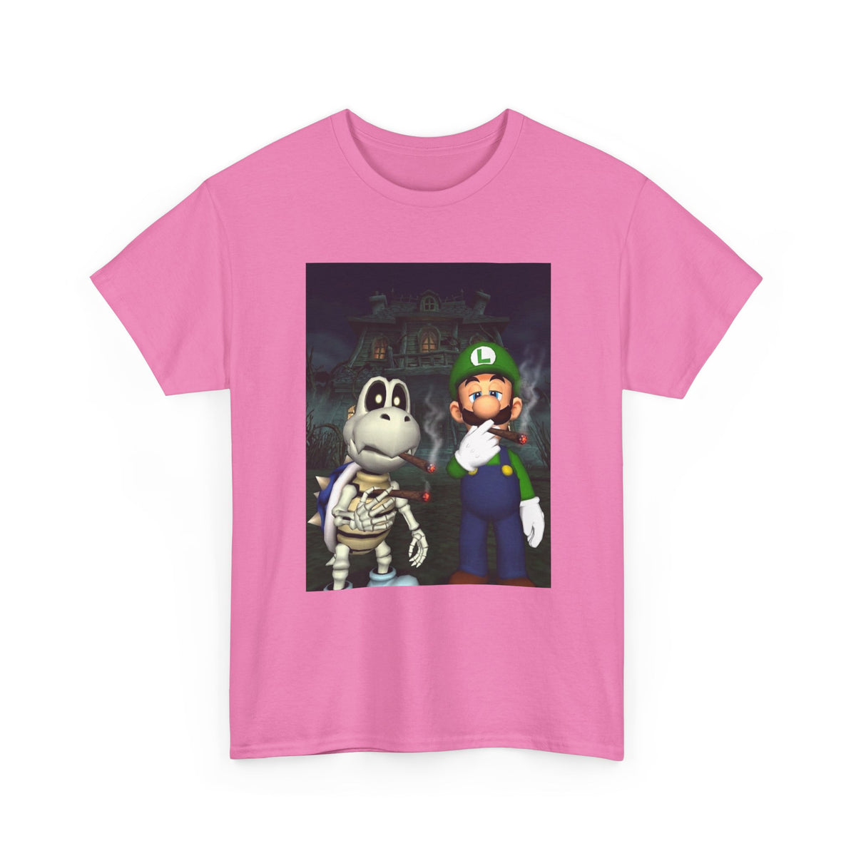 Luigi and Dry Bones Smoking Blunts Tee