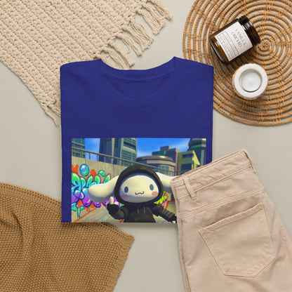 Edgy Cinnamoroll Skater Flipping Off Tee