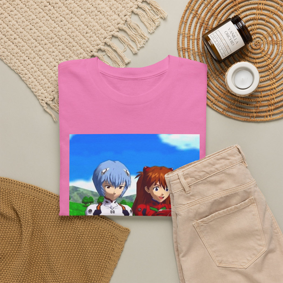 Rei And Asuka Gaming Outdoors