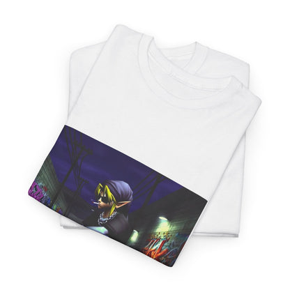 Edgy Link Skater Smoking Alley Tee