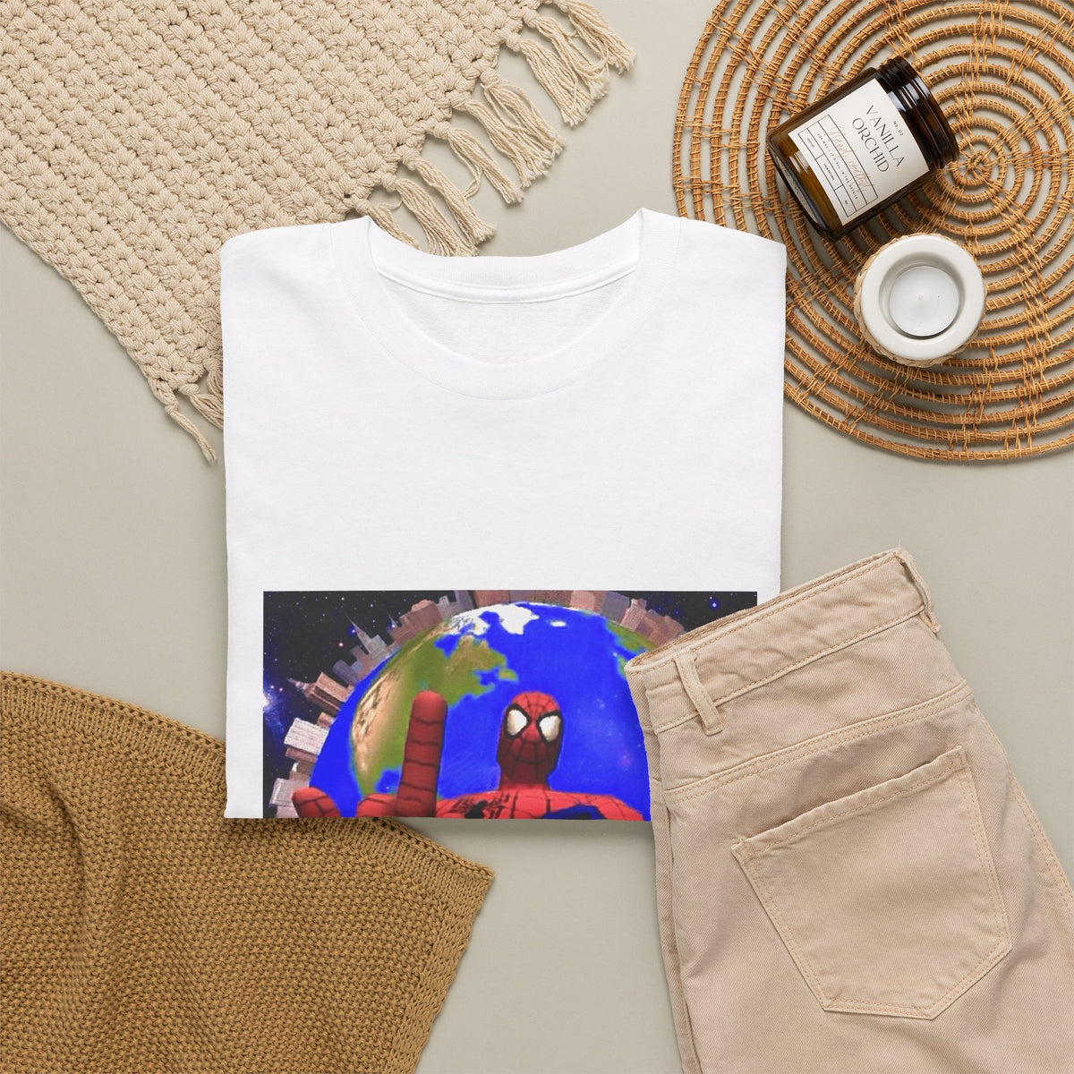 Spider-Man Flipping Off The World Tee