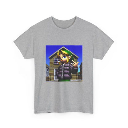 Edgy Hero Smoking And Flipping The Bird Tee