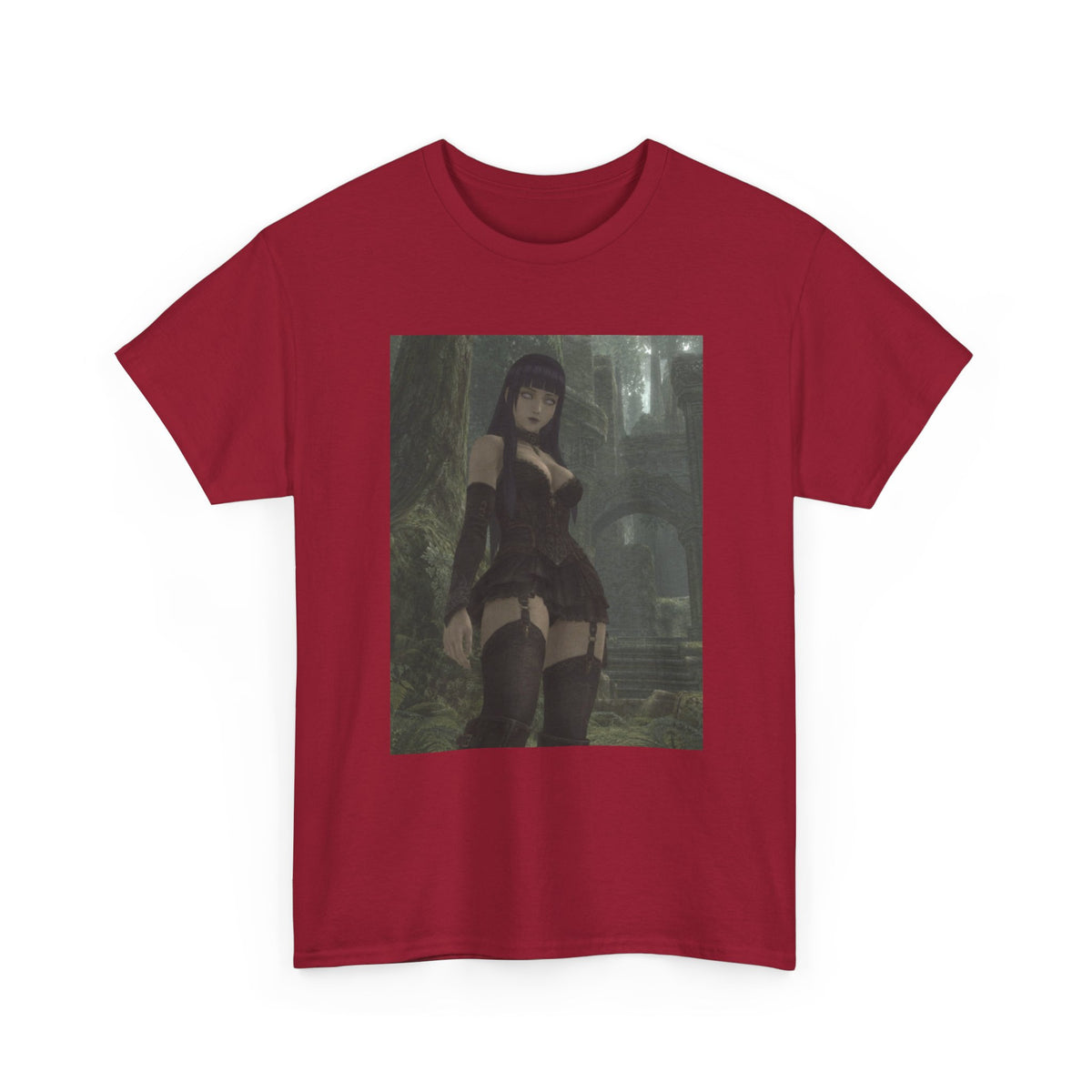 Gothic Byakugan Maiden In Ancient Ruins Tee