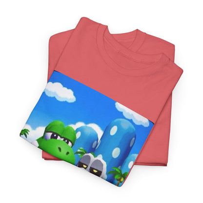 Yoshi And Dry Bones Flipping Off Tee (Design 7)