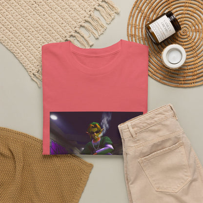 Stoner Link Skateboarding In Graffiti Alley Tee