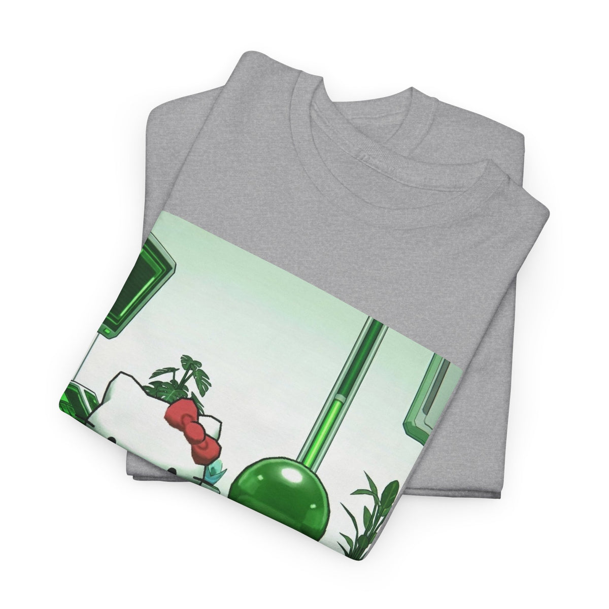 Hello Kitty And Blob Giving The Finger Tee