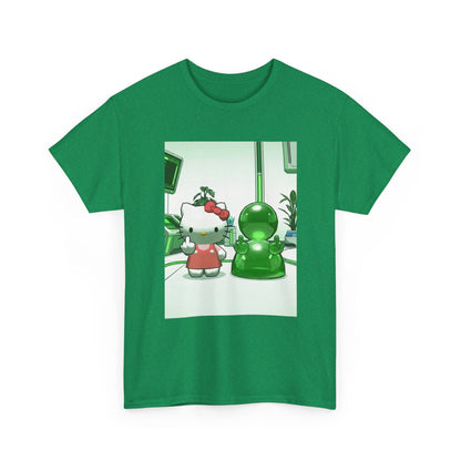 Hello Kitty And Blob Giving The Finger Tee