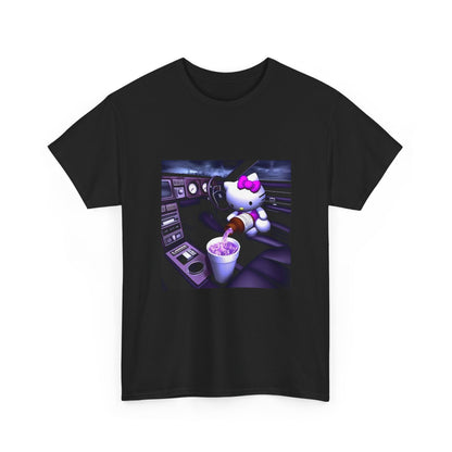 Hello Kitty Pours Lean In Car Tee