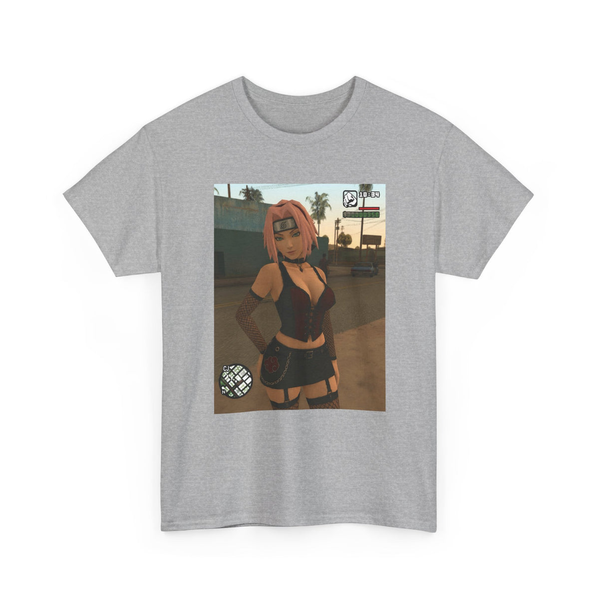Sakura Haruno In GTA Style Tee