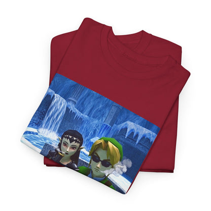 Goth Zora And Link Chilling Icy Plateau