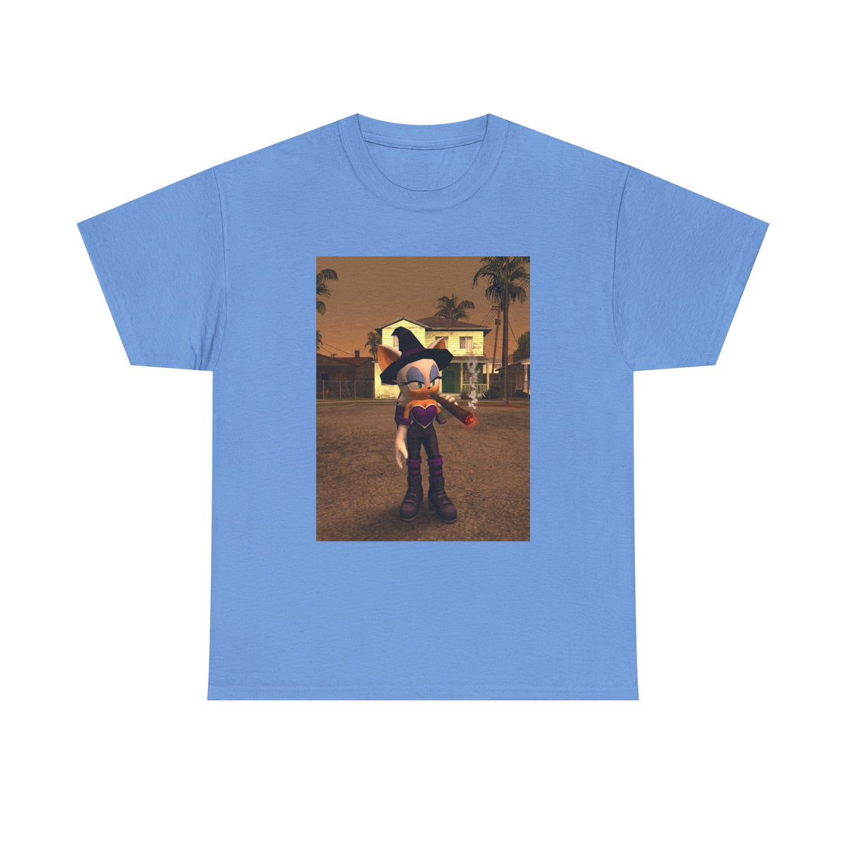 Rouge The Bat Smoking A Blunt Tee
