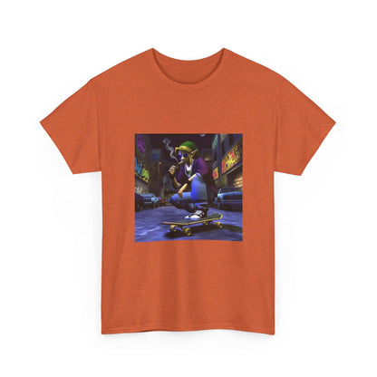 Skater Link Smoking In Gritty Alley Tee