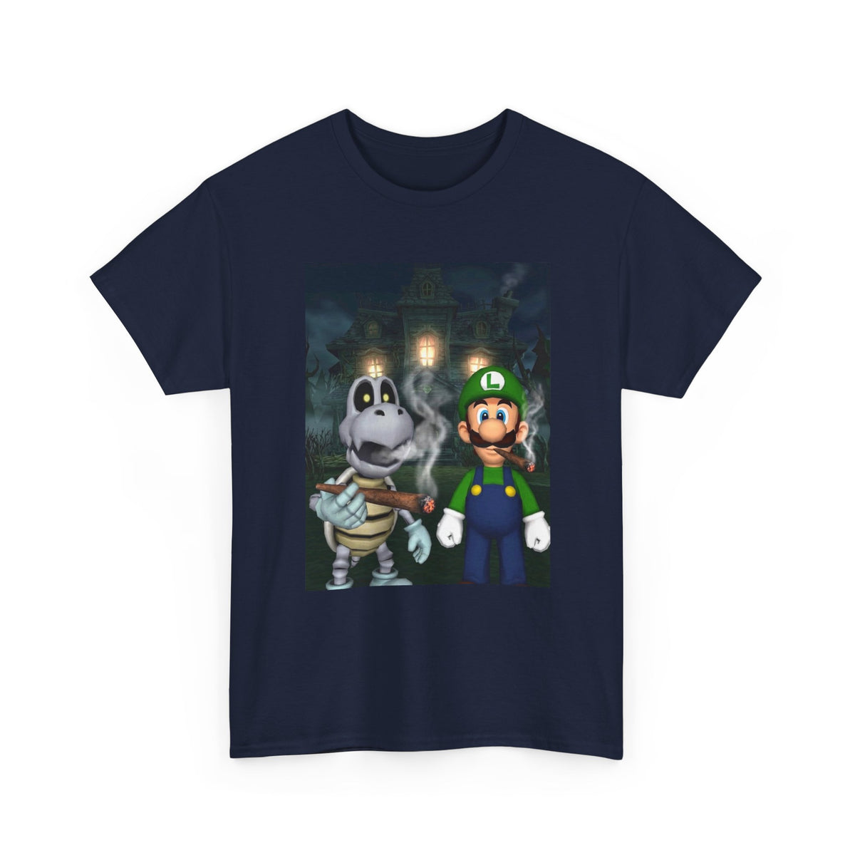 Luigi And Dry Bones Spooky Smoke Session Tee