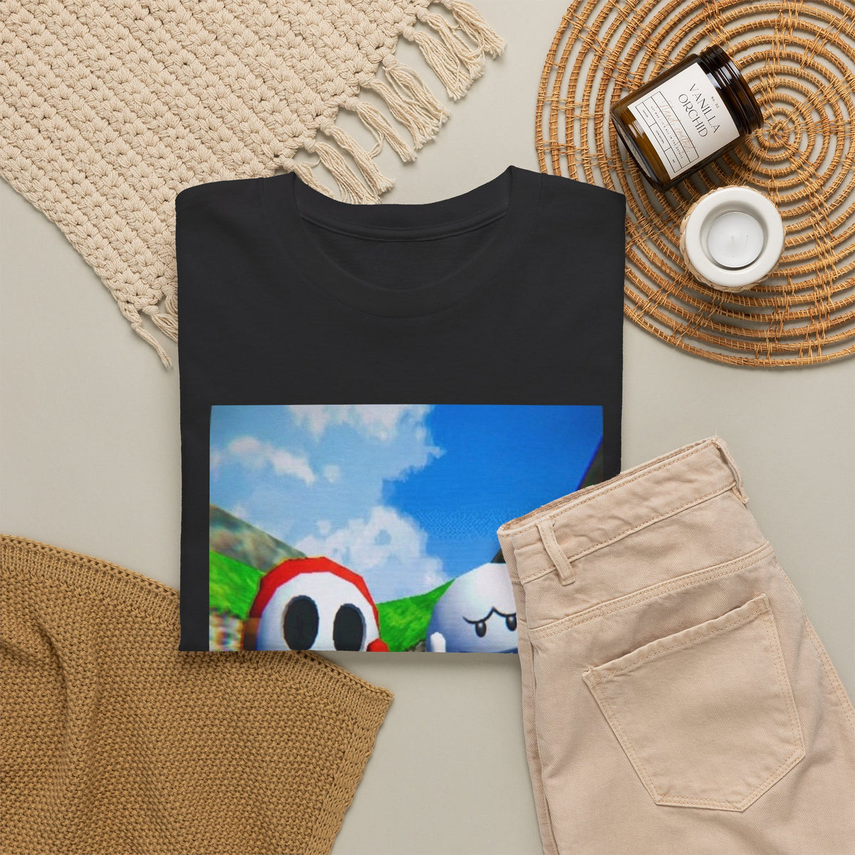 Shy Guy And Boo Flipping Off Tee