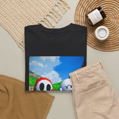 Shy Guy And Boo Flipping Off Tee