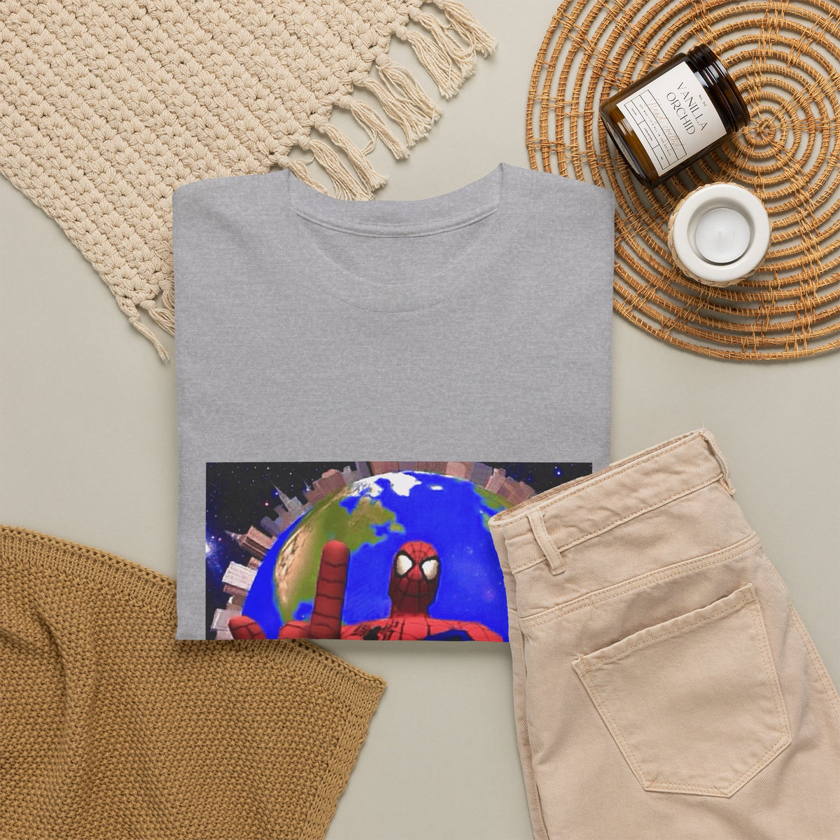 Spider-Man Flipping Off The World Tee