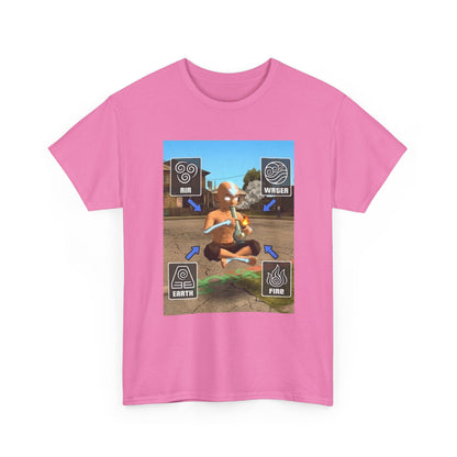 Avatar Character Floating While Smoking Bong Tee