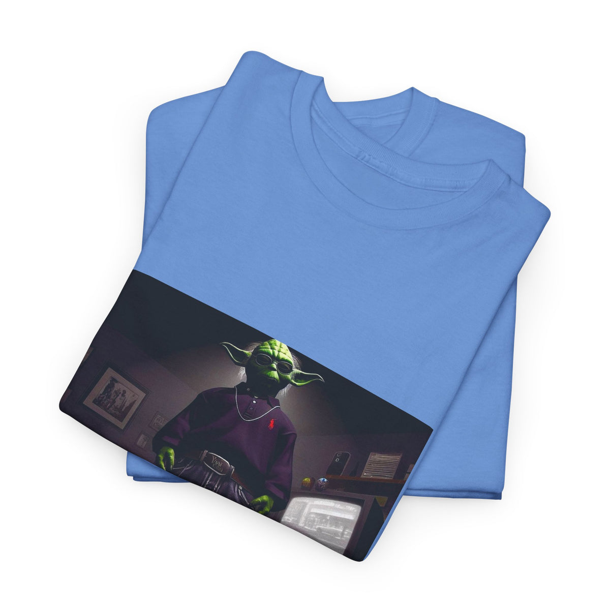 Yoda In Y2K Drip Standing Confidently