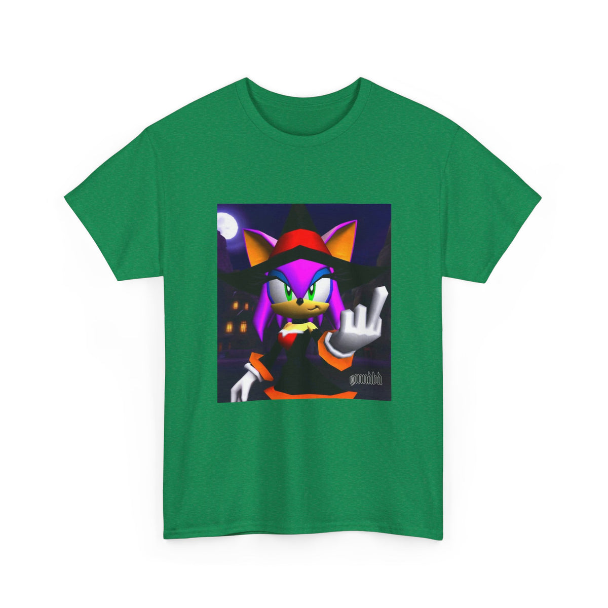 Witchy Sonic Character Giving Middle Finger