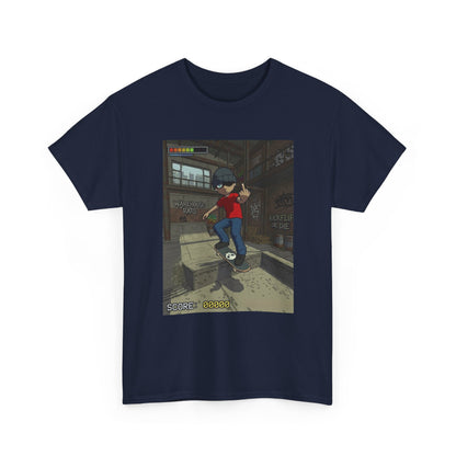 Rebellious Skater Flips Off Warehouse Scene