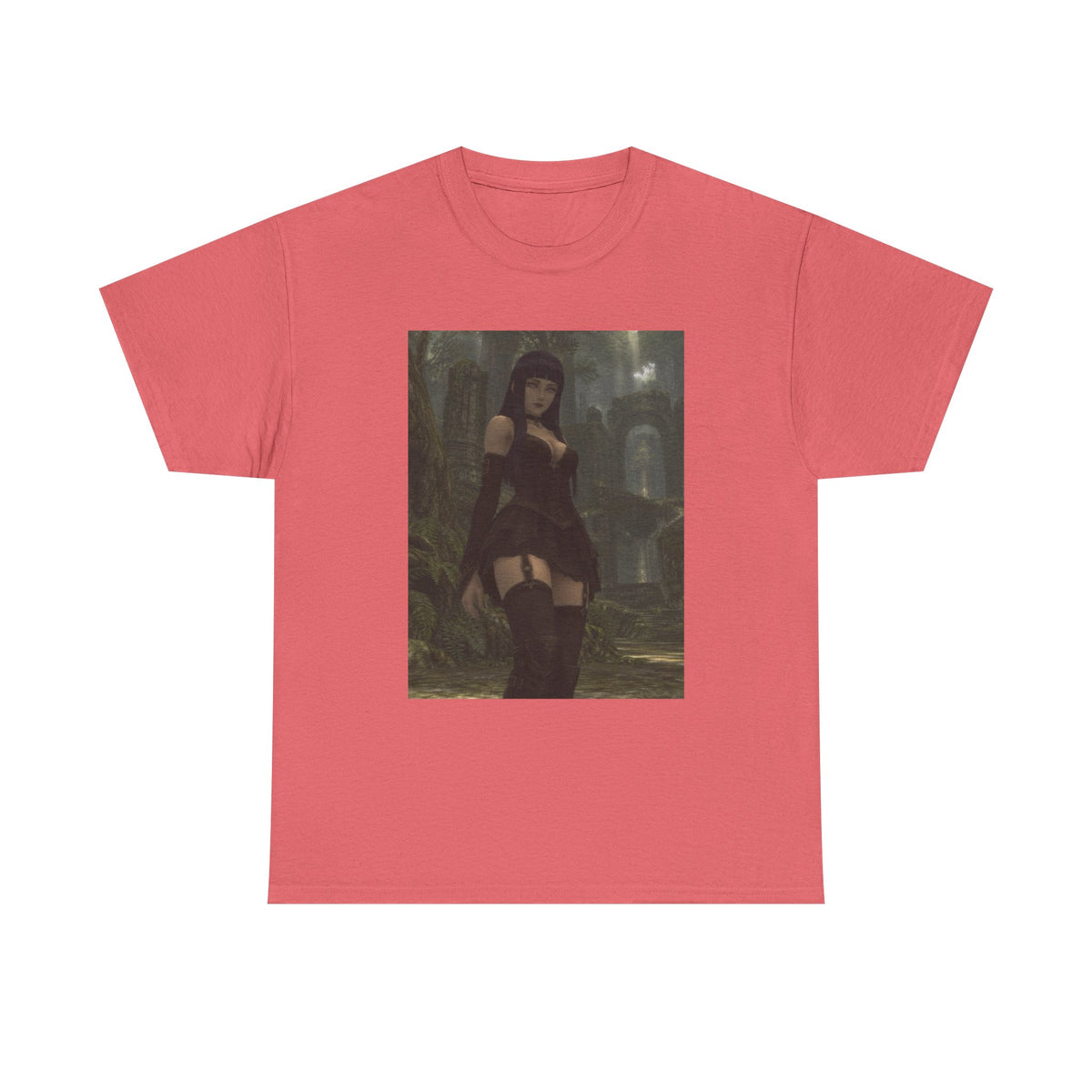 Gothic Byakugan Hinata In Ruined Forest