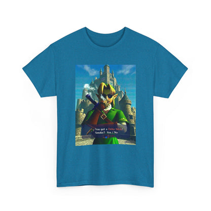 Link Smoking Deku Stick In Hyrule