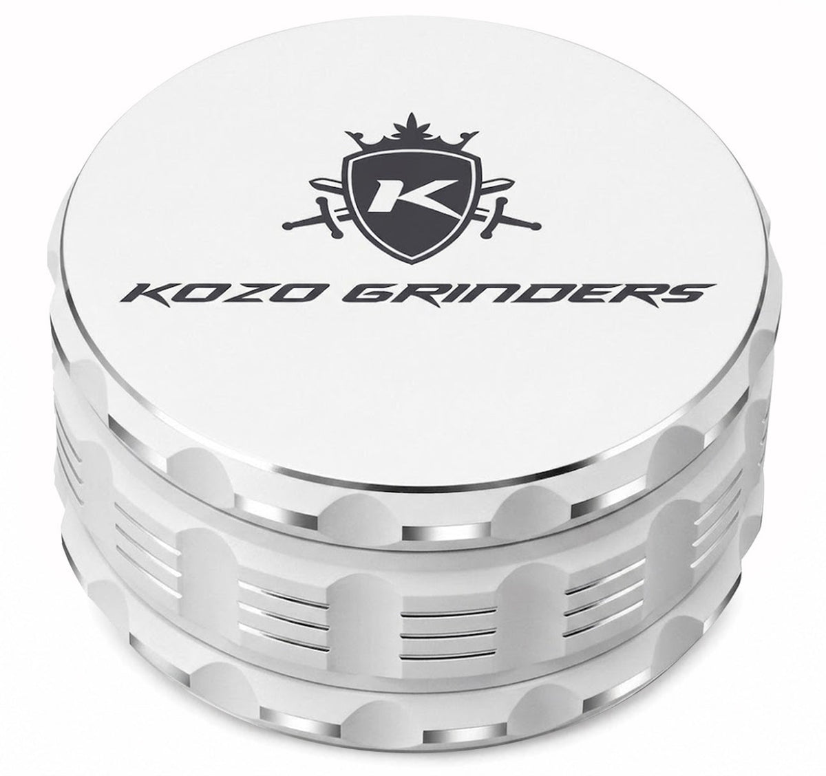 Kozo 4" 4-Piece Ceramic Non-Stick Aluminum Grinder