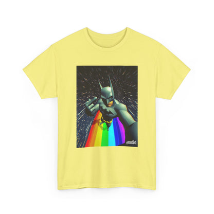 Batman Giving Finger On Rainbow Cape