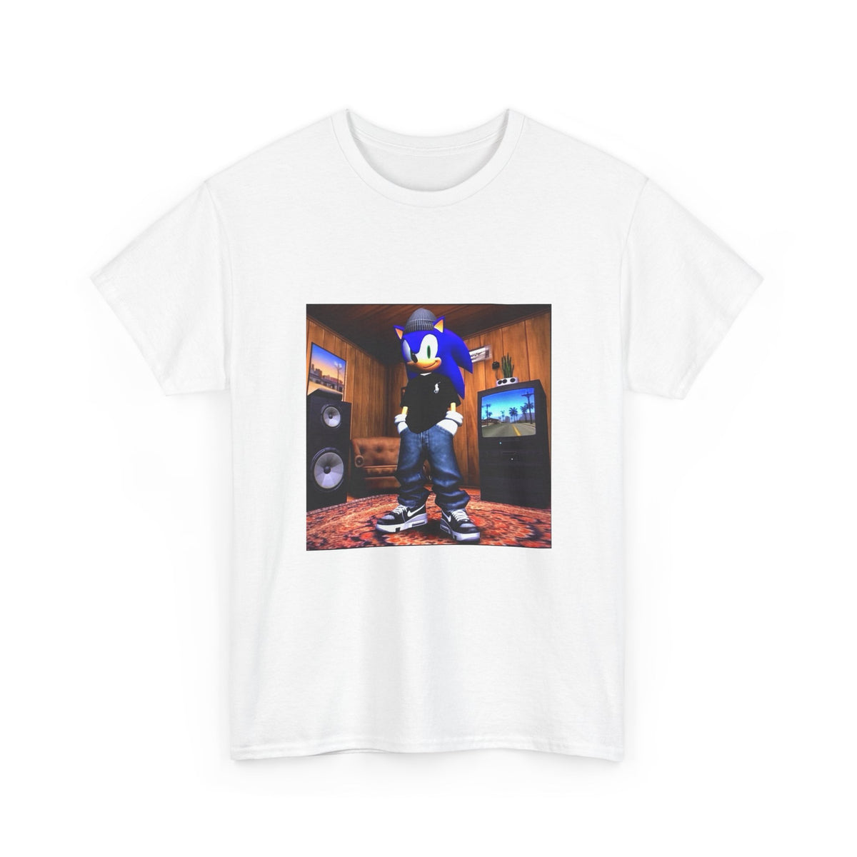 Gamer Sonic Dressed To Chill