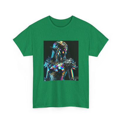 Holographic Elf Princess Chrome Armor Tee