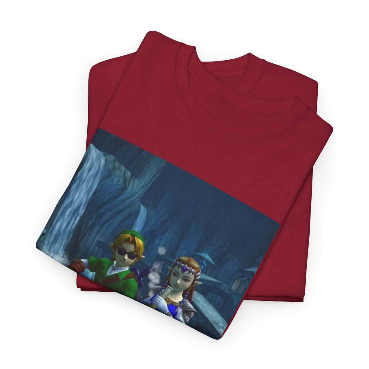 Link And Zelda Chilling With A Bong Tee