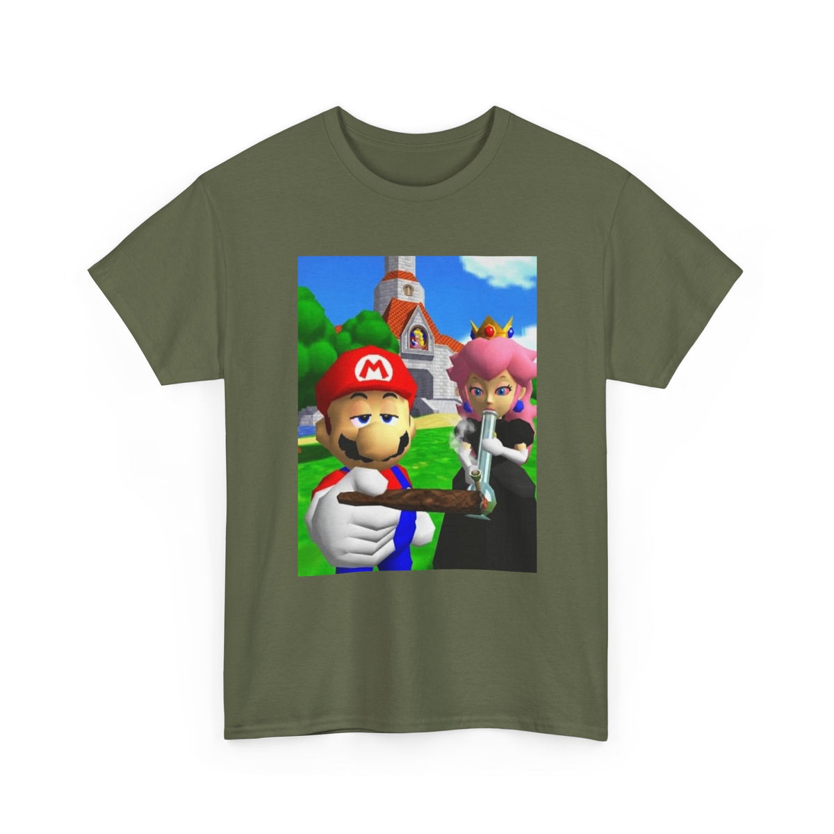 Mario & Peach Getting High At The Castle