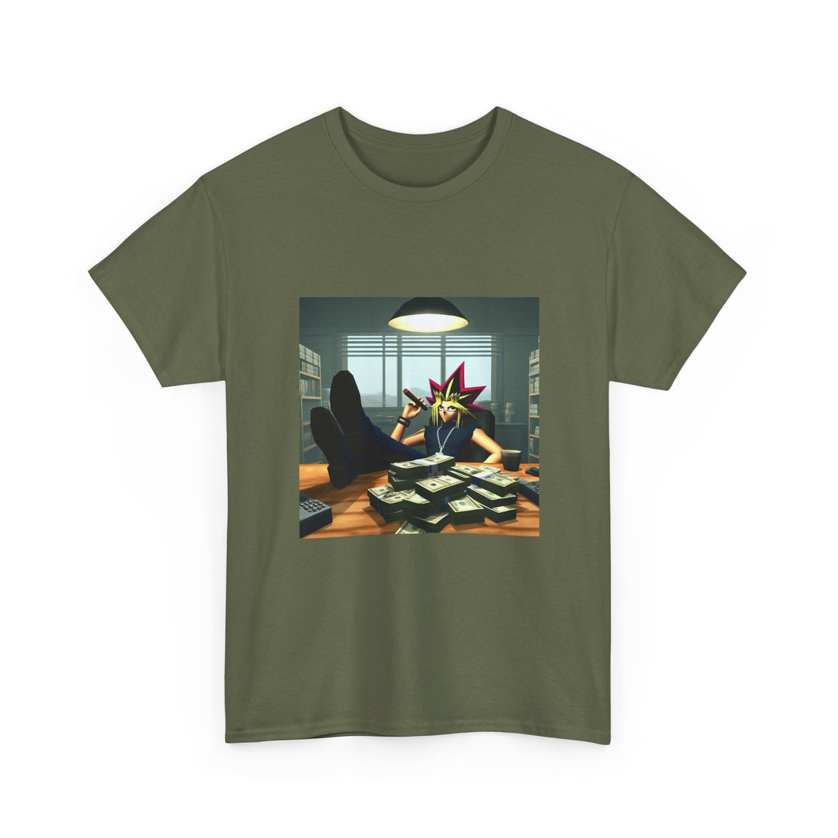 Money Face Grinning On Tee
